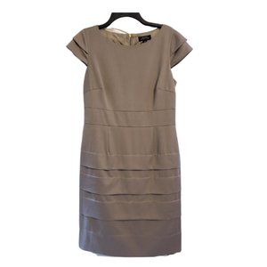 Womens Tahari Tan (taupe) dress, size 8